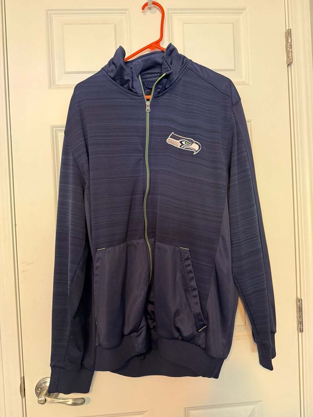 NFL Seattle Seahawks Full-Zip Performance Track Jacket, Size XXL